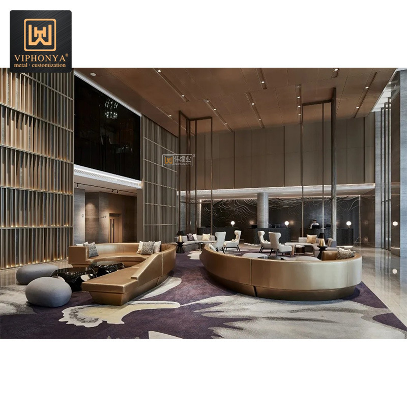 Color Decorative Embossing Stainless Steel Room Divider Stainless Steel Screen