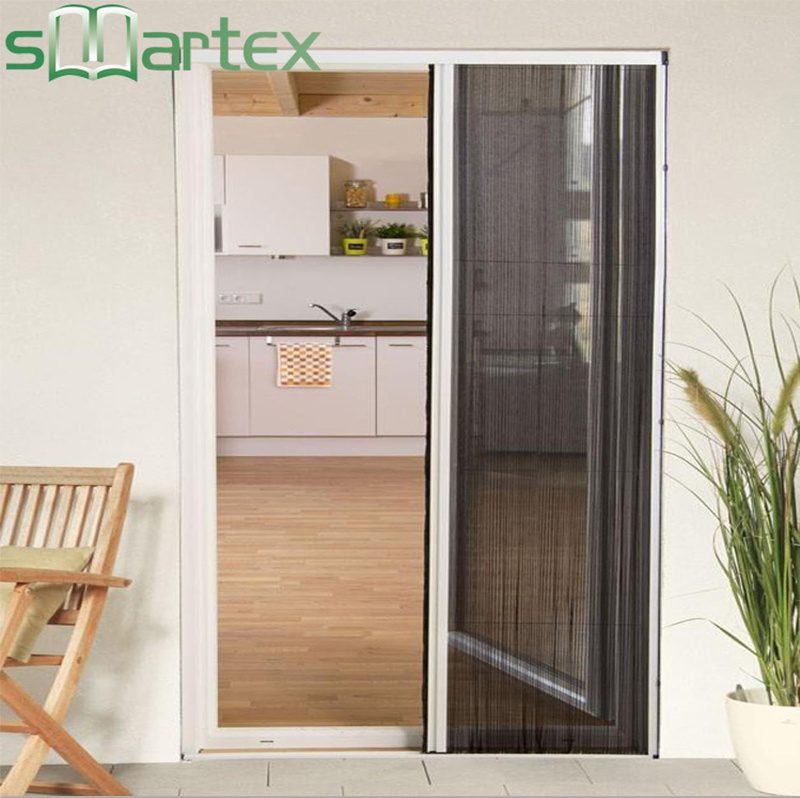 Window Mesh Polyester Pleated Insect Screen for Retractable Windows Doors