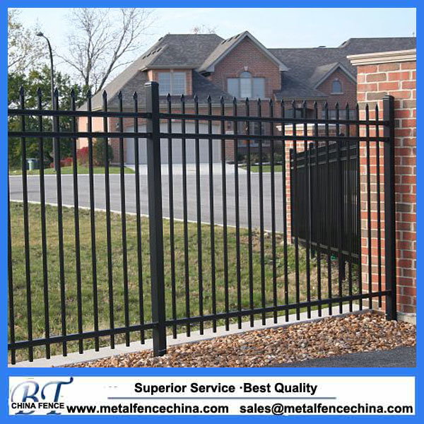 Aluminum Wrought Iron Metal Steel Fence Decorative Backyard Garden Fencing