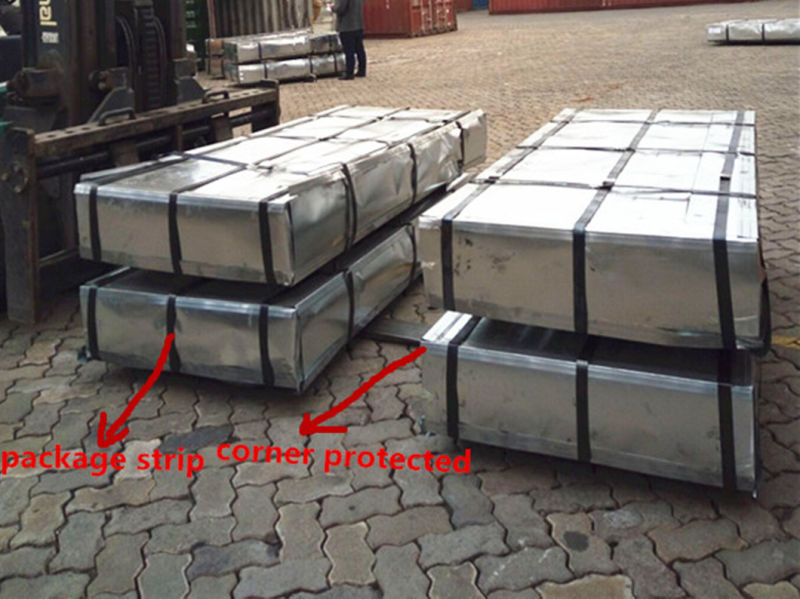 Roofing Materials Zinc Coated Hot DIP Galvanized Corrugated Steel Sheet