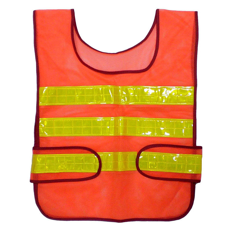 Orange Workers Security Vest Safety Vest Reflective Vest