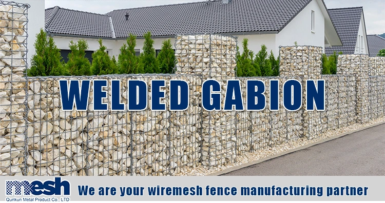 Welded Wire Netting Gabion Fencing Gabion Retaining Walls