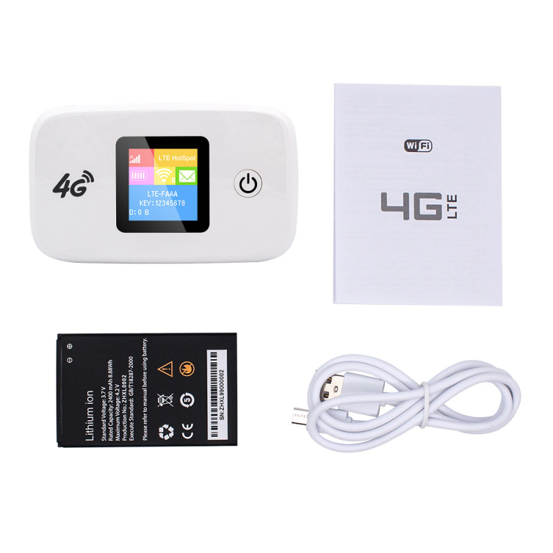 Shm1802s 4G LTE Pocket Hotspot Mifi Wireless Network Router with SIM Card Slot and Build-in Battery WiFi Router