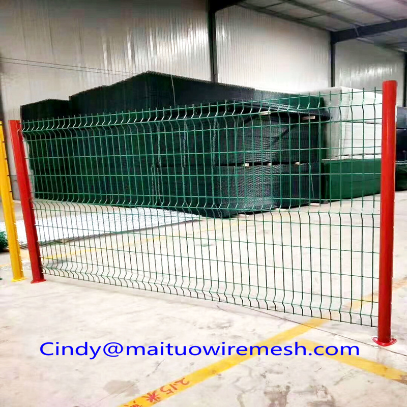 Curve Welded Wire Mesh Fence 3V Fence 3D Fence (galvanized /PVC coated)