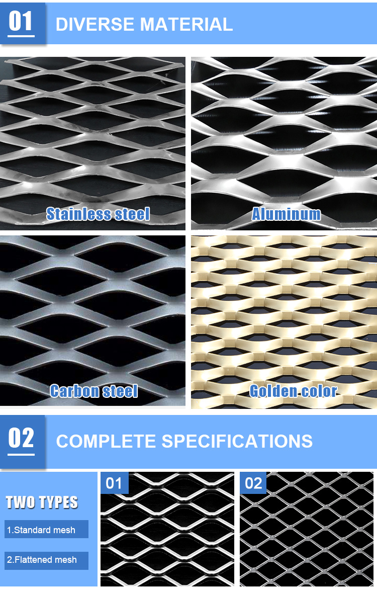 Wholesales Factory Price High Quality Steel Expanded Metal Mesh