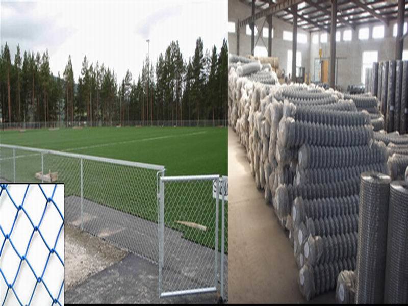 Chain Link Fence/Steel/Galvanized/Security/Temporary Fence for Industry/Sale/Commercial