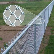 Hot DIP Galvanized Chain Link Wire Mesh Panels Fence
