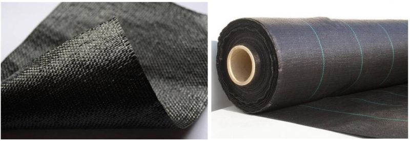 100GSM Woven Geotextile Mesh Cloth / Weed Control Fabric Woven Geotextile