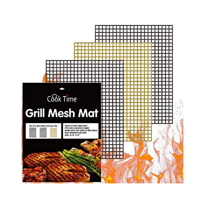 Free Sample Customized PTFE Reusable BBQ Net Grill Wire Mesh