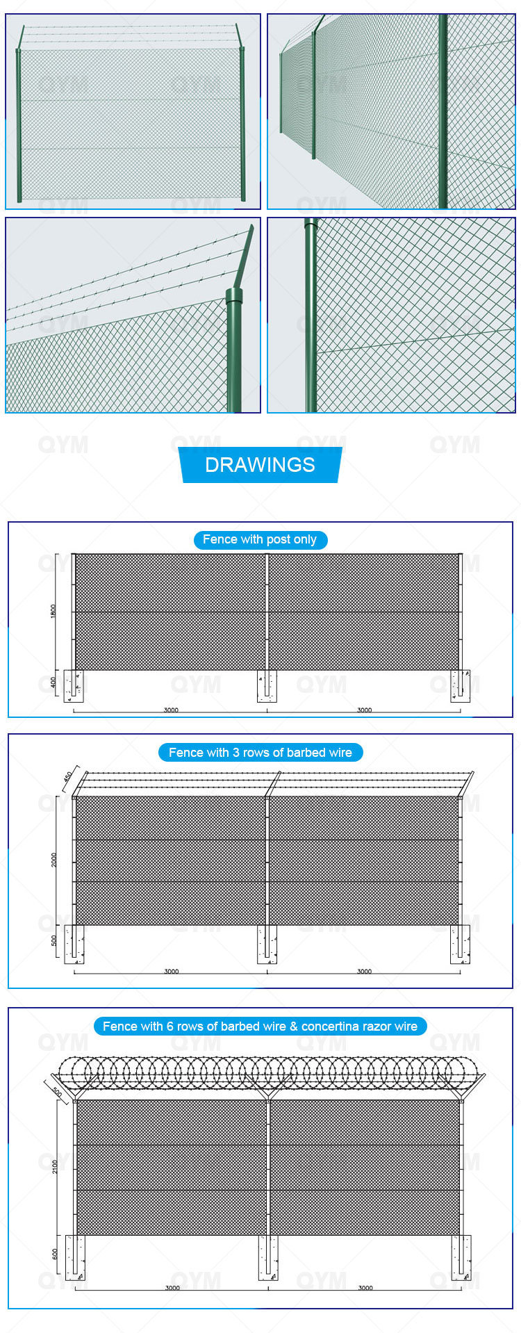 Galvanized Chain Link Fence, Diamond Wire Netting, Chain Link Wire Mesh