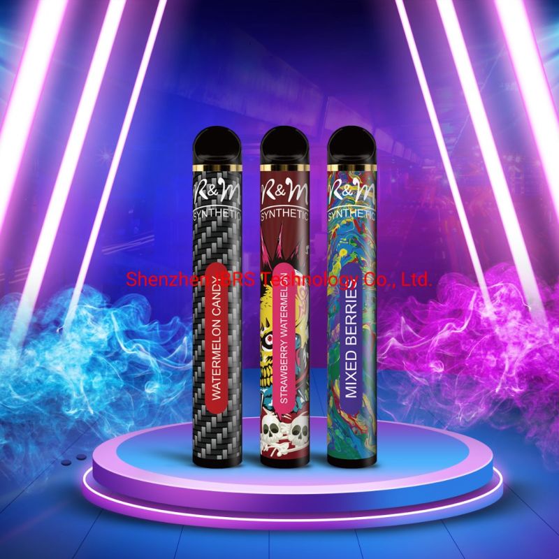 USA Tobacco Free Synthetic Nicotine2600puffs Disposable Vape E Cigarette Puff R&M Synthetic
