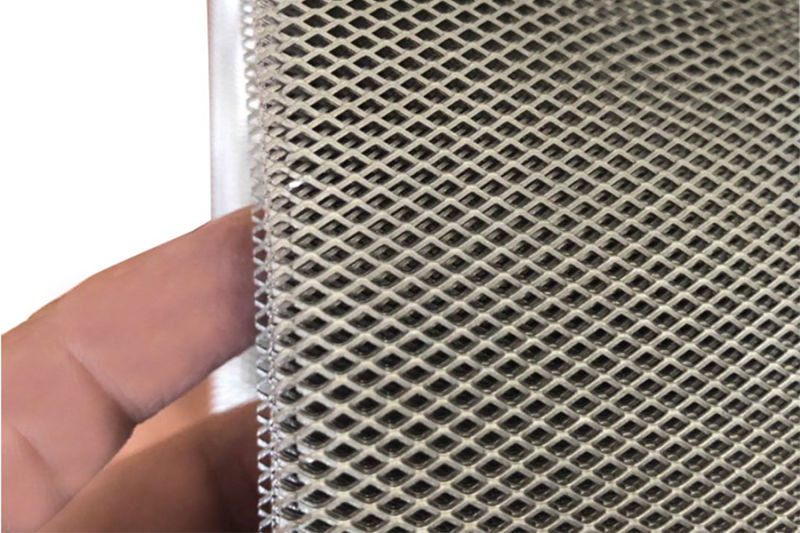 Stainless Steel Diamond Shape Expanded Aluminium Square Wire Mesh