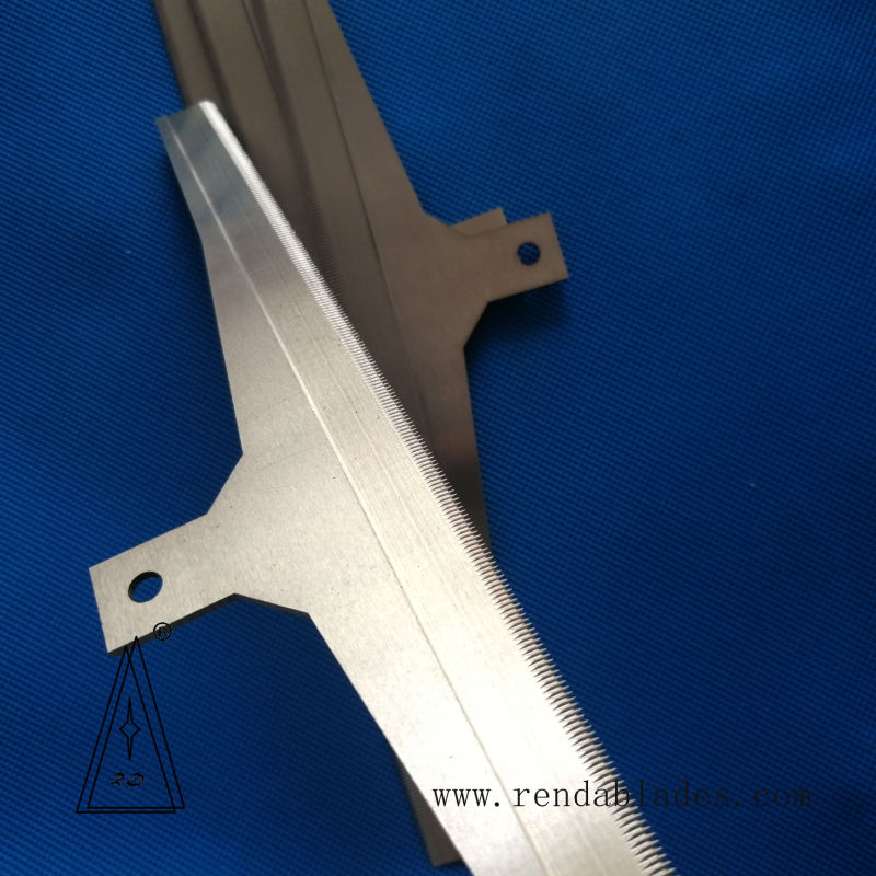 Teethed Cutting Knife for Plastic Pack Industry