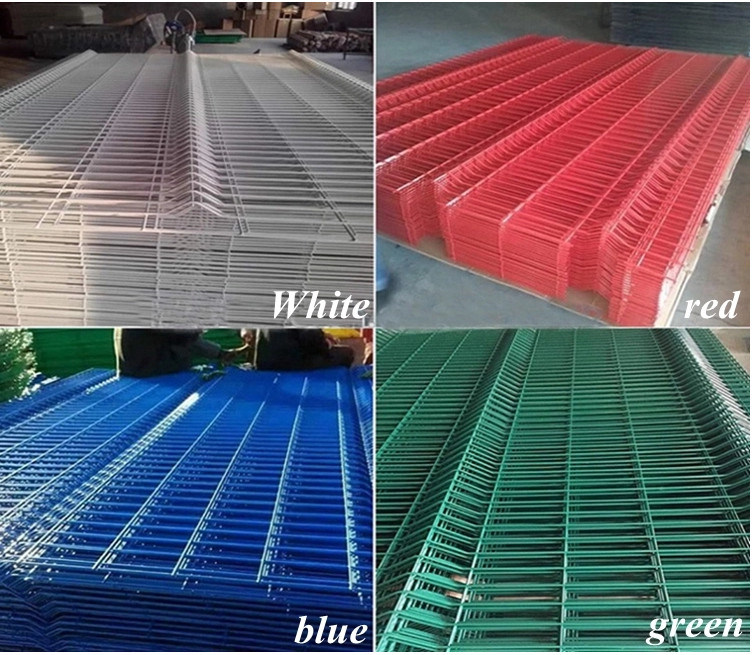 Metal Fence Panel / PVC Coated Galvanized Welded Wire Mesh Fence