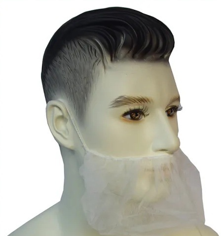 Disposable Nylon Net Beard Cover, Beard Protection