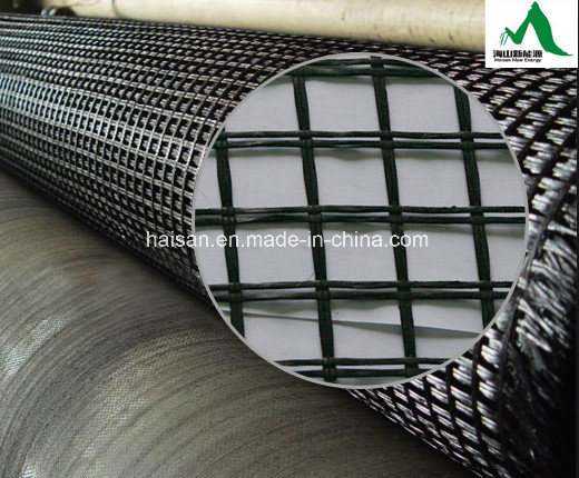 PVC Coated Polyester Fabric Geogrid for Road Reinforcement