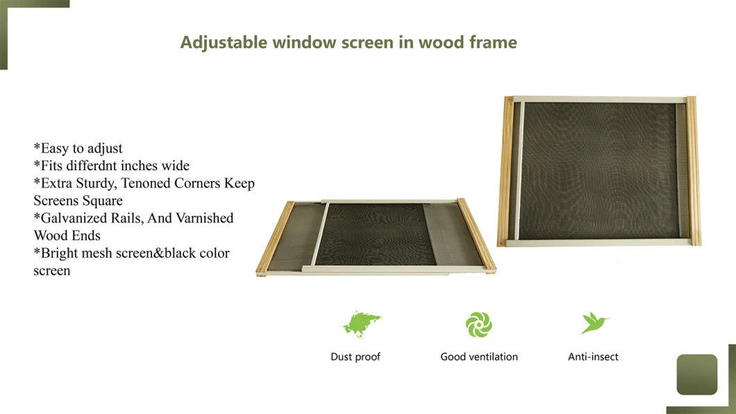 Horizontal Sliding Window Screen Insect Window Screen for Window