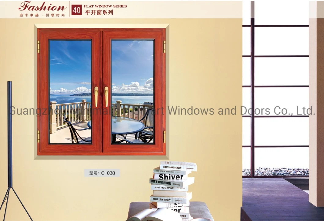 Aluminum Opening Window with Stainless Steel Wire Mesh for House