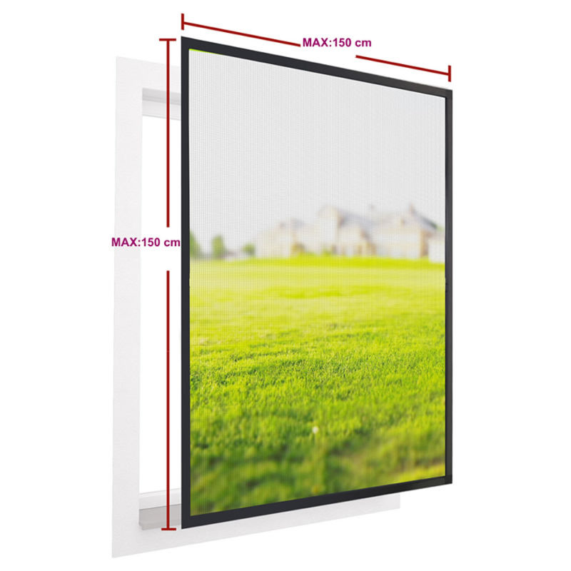 Fiberglass Net Mosquito Screen Window with Aluminum Profile