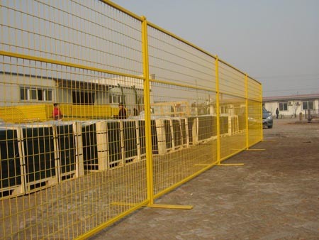 6 X10 FT PVC Coated Galvanized Canada Construction Fence Panel