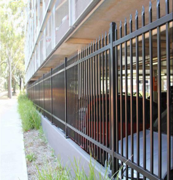 Decorative Wrought Iron Tubular Seel Picket Fence for Garden