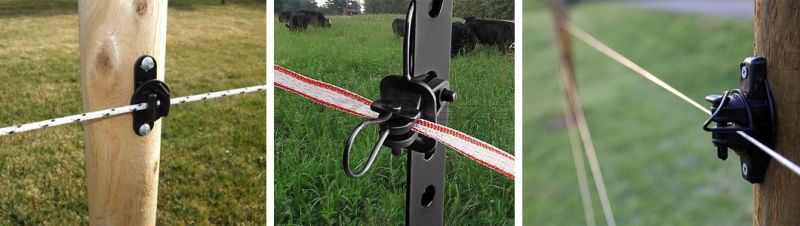 Electric Animal Fence Plastic Insulator Connected Electric Wire
