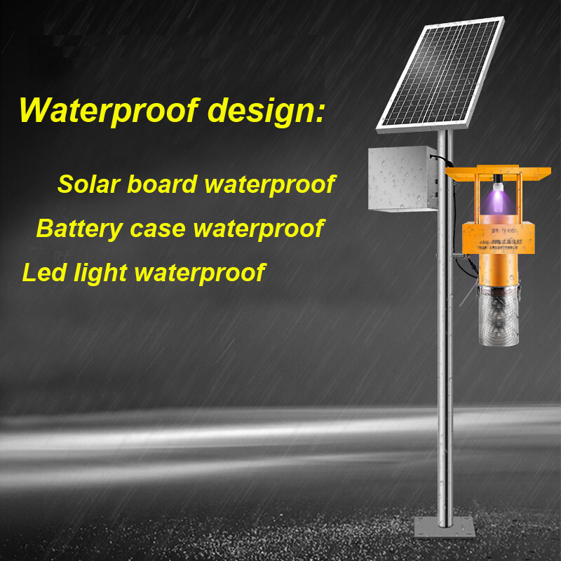 Airflow Solar LED Lamp Kill Insects