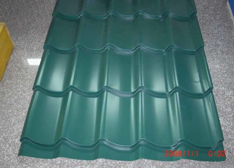 Glazed Steel Metal Clay Tile/Box Profile Metal Cladding Sheets