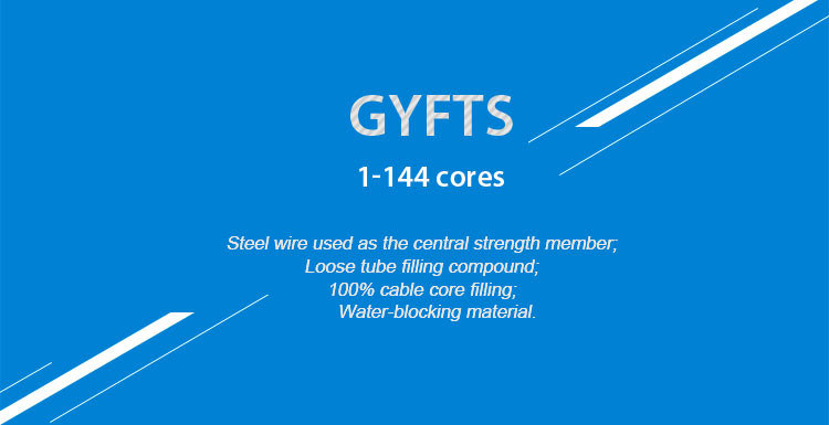 Factory Supply Excellent Strippability GYTA53/GYXTW/GYTS/GYTA Outdoor Armored Metallic Strengthen Optical Fiber Coaxial Cable