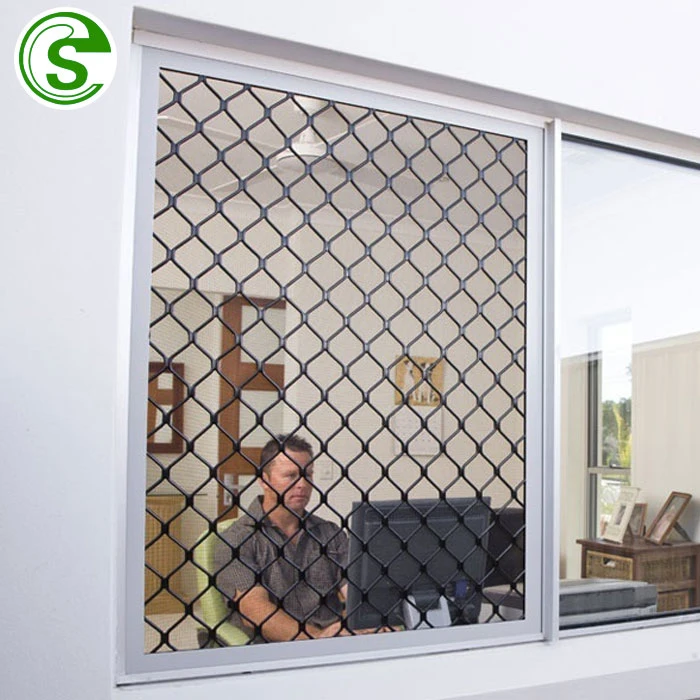 Building Material 1.2X3.66m Aluminum Window Grille Mesh for Sri Lanka