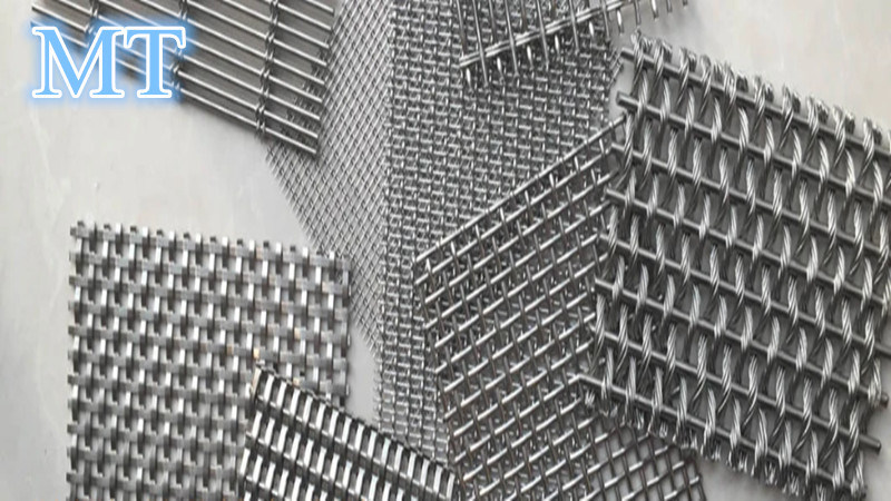 Non-Corrosive Stainless Steel Rope Woven Wire Mesh / Decorative Metal Mesh