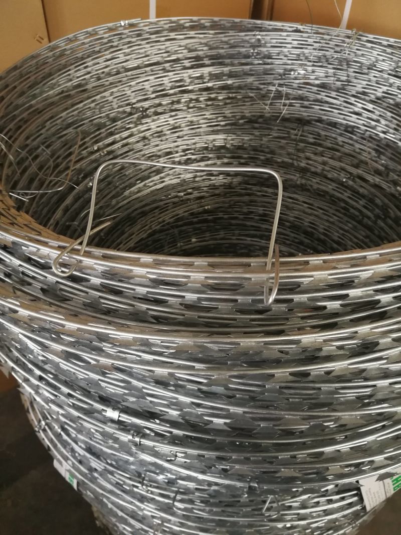 Low Price 700mm Coil Diameter Concertina Razor Barbed Wire Fence