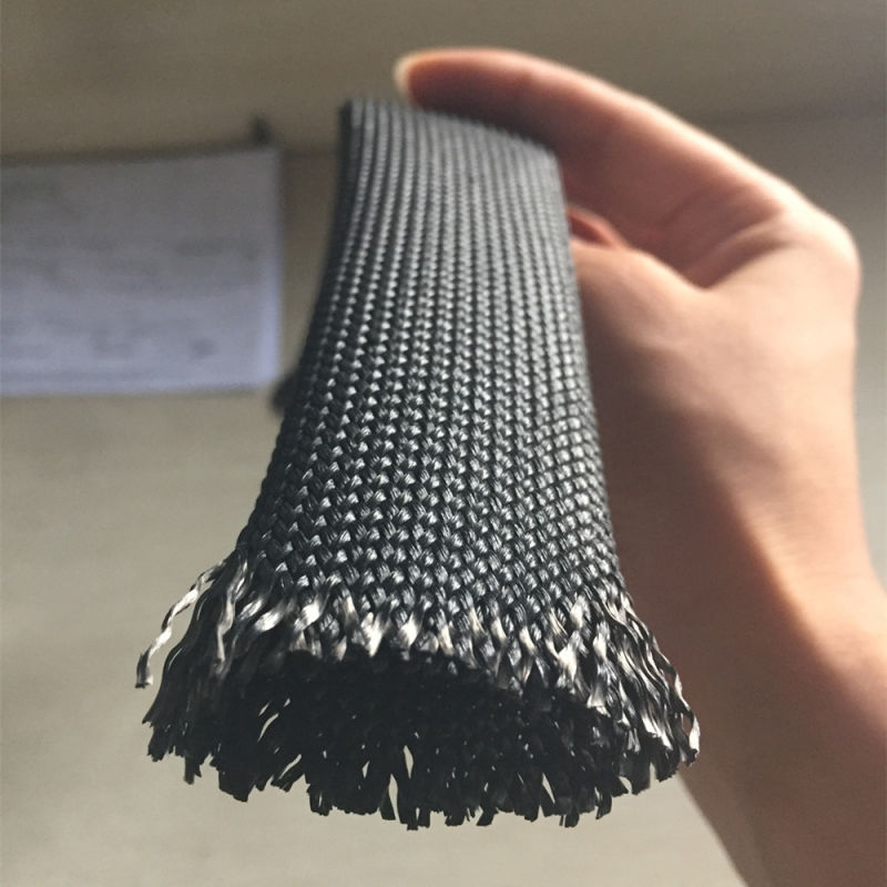 High-Temperature High Bulk Texturized Braided Fiberglass Sleeve