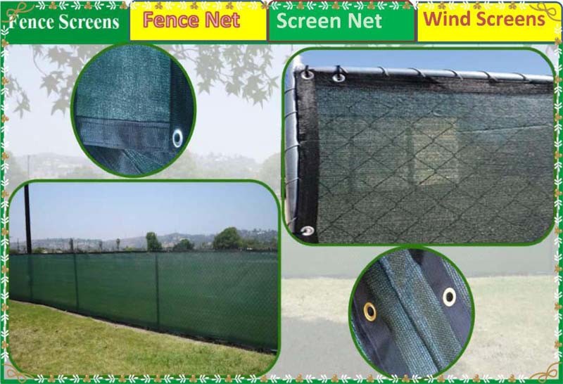 Fence Privacy Screen Mesh Green Windscreen Fabric Netting