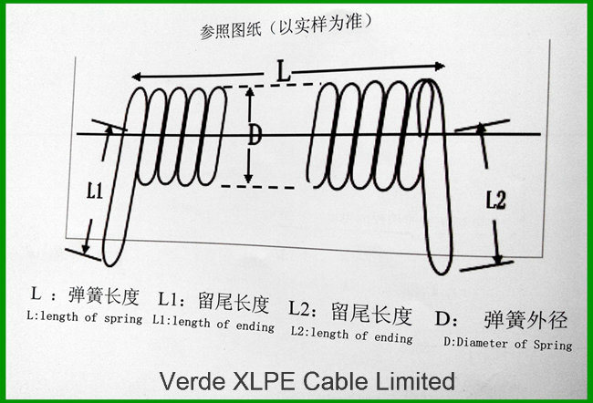 Coiled Cable Spring Cable PUR/PVC Cable Shield Screen Cable Spiral Cable