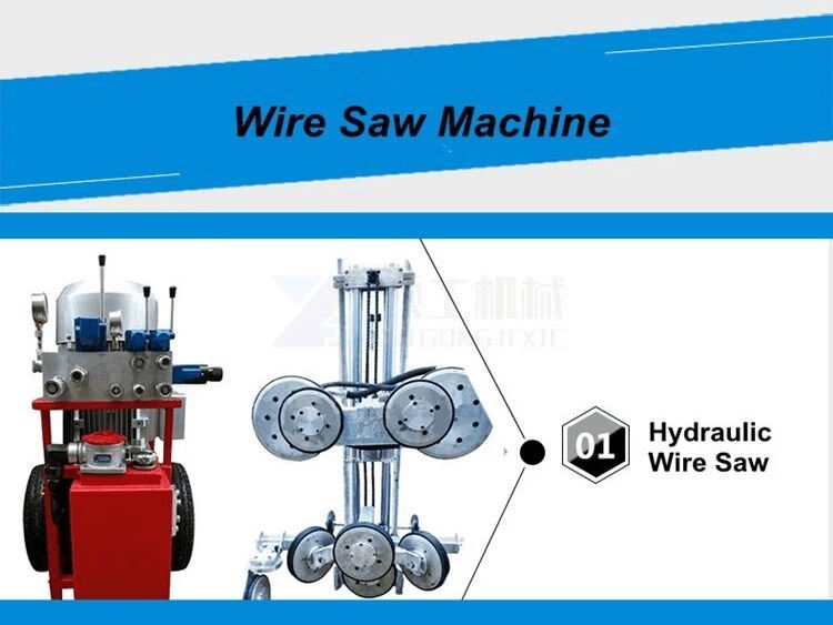 Diamond Rope Wire Saw for Cutting Block Stone