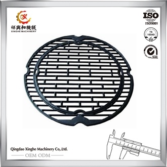 Sand Casted Foundry Customized Iron Grill with Sand Blasting Finish