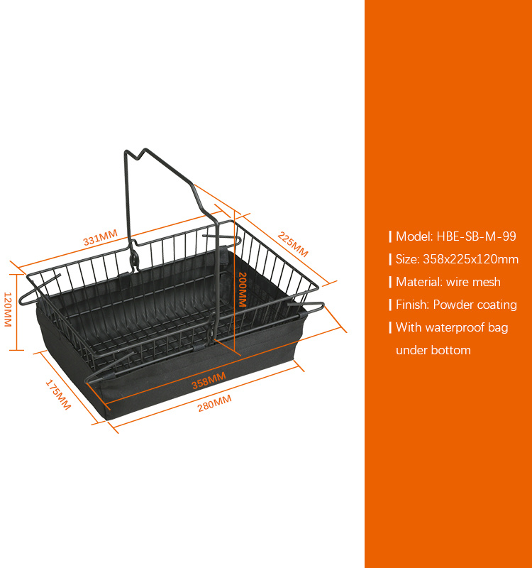Small Wire Mesh Metal Hand Shopping Basket