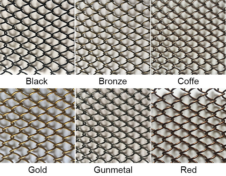 Waiting Room Decorative Chain Link Wire Mesh