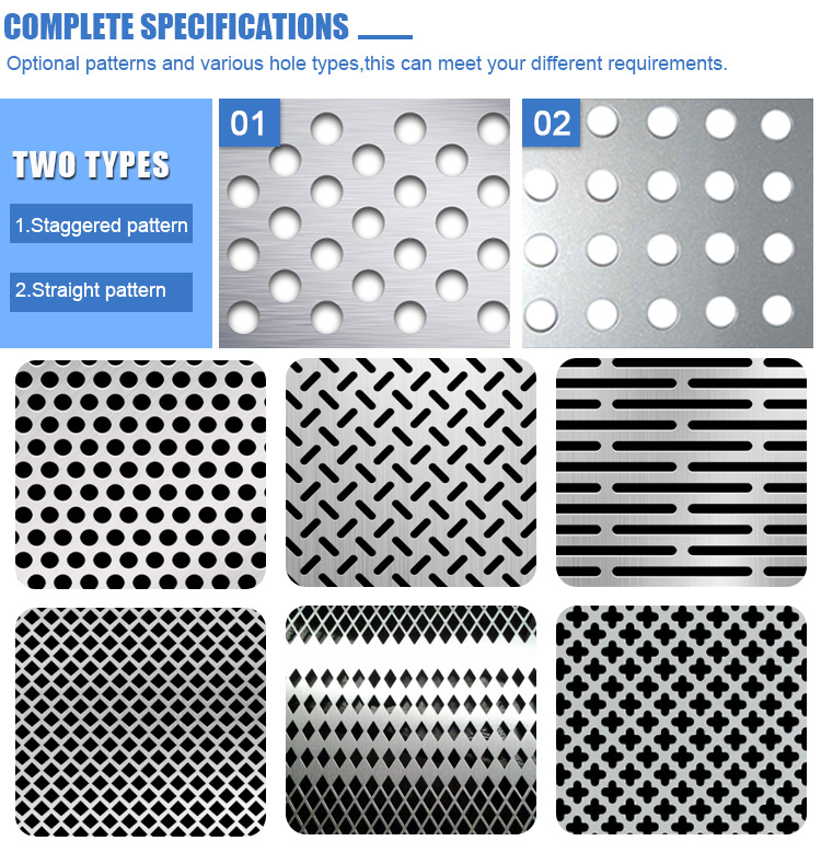 Stainless Steel Perforated Metal Mesh / Perforated Metal Aluminum Mesh Speaker Grille