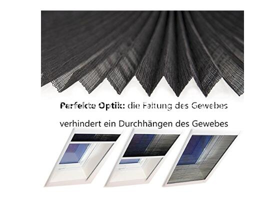 Skylight Insect Screen Window with Pleated Screen