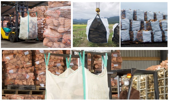 0.5 1 Cord Breathable Mesh Bags for Firewood in Sweden, Canada