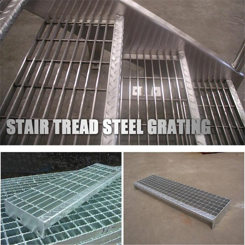 Industrial Platforms Steel Gratings Perforated Metal Stair Steps