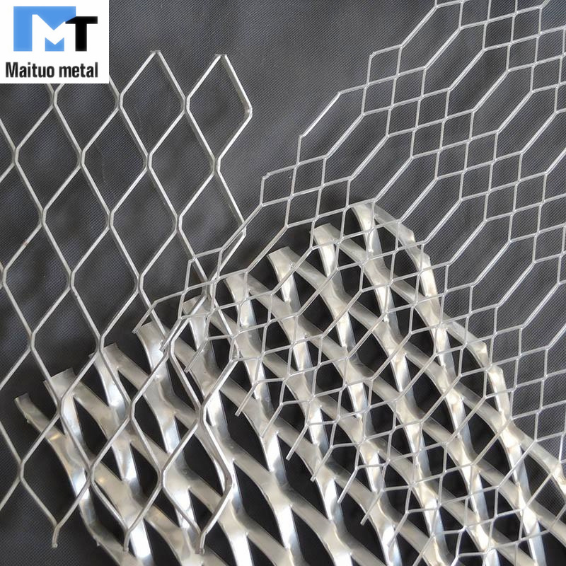 Decorative Aluminium Expanded Mesh with Powder Coating Difference Colors