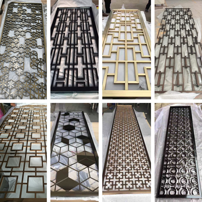 Laser Cut Metal Screen Stainless Steel Decorative Privacy Screen