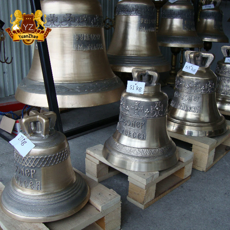 Hot Sale Metal Crafts Large Casting Bronze Religious Church Bell