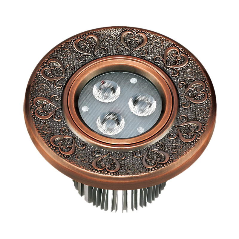 Forged Brass Face Plate Brass LED Downlight