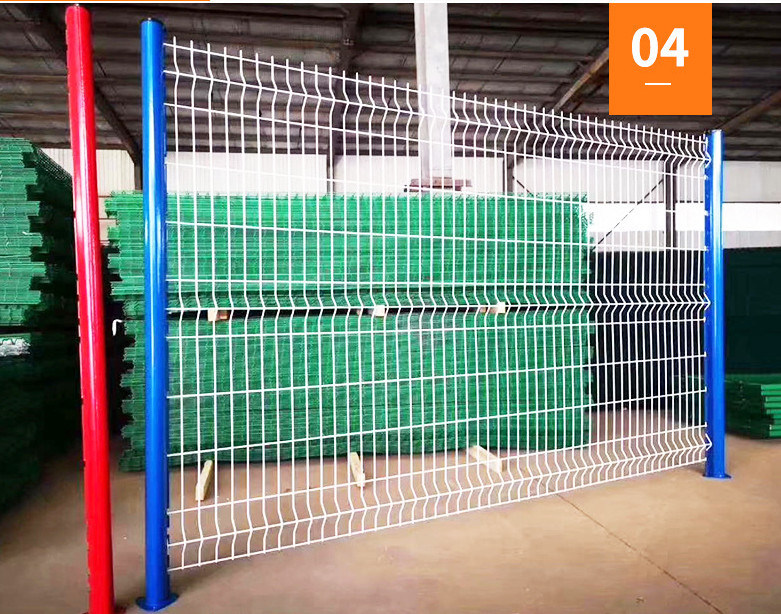 Metal Fence Panel / PVC Coated Galvanized Welded Wire Mesh Fence