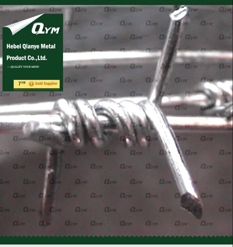 Barbed Wire 500 Meters Galvanized Razor Wire Barbed