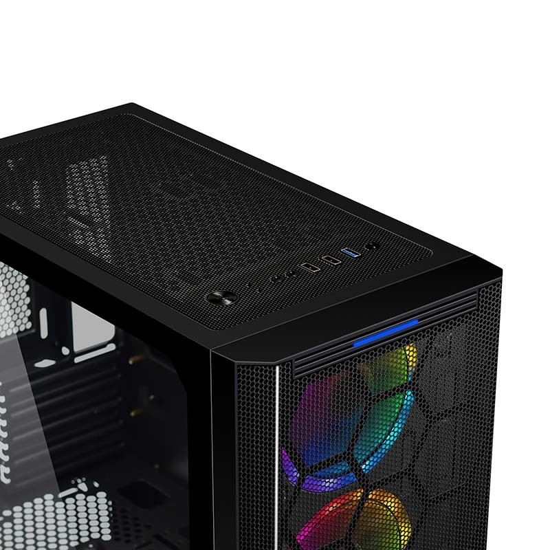 R03mesh Metal Mesh Front Panel Gaming Computer Case